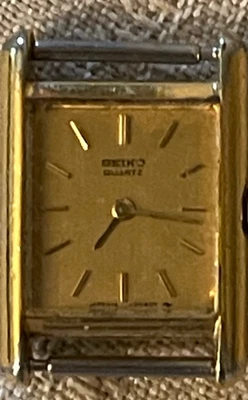 Reloj de cuarzo SEIKO esfera tono dorado 1400-5039B Japón mujer DE COLECCIÓN sin probar Foto 1 de 4