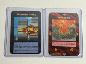 Terrorist Nuke Pentagon Card Unlimited 1995 INWO Illuminati 9/11  Prophetic? NM+ - Picture 1 of 2