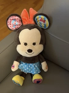 Disney Hooyay Umarmen und Spielen sprechende Minnie Maus Plüsch Kopf Start Lernen funktioniert! - Bild 1 von 11