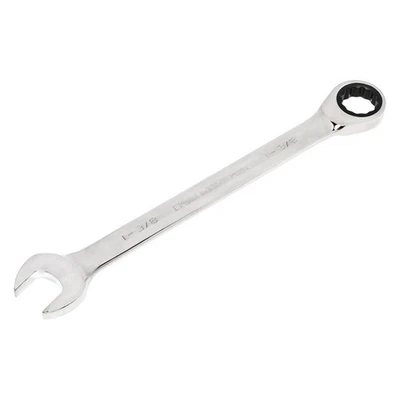 1-3/8" 12-Point Straight Head Jumbo 72-Teeth Ratcheting Combination Wrench Foto 1 de 4