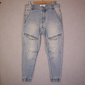 NXP Nena & Pasadena Flight Jeans Men’s 34x32 Light Blue Mid Rise Jogger - Bild 1 von 11
