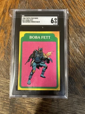 Boba Fett 1980 Topps Star Wars The Empire Strikes Back SGC 6 - Image 1 of 2
