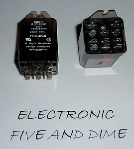 RLY1853F  ECG   3PDT 10A / 250V AC 24VAC COIL - Picture 1 of 1