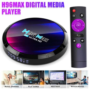 Upgraded H96 MAX Smart Android 13.0 TV Box Quad Core 8K HD Stream Player 4K - Picture 1 of 51