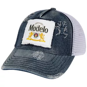 Modelo Especial Logo Patch Distressed Adjustable Trucker Hat Multi-Color - Picture 1 of 6