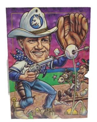 George Brett 1993 Cardtoons TRUE BRETT Card 9 New York Yankees Baseball Lawsuit - Image 1 of 4