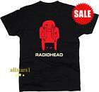 Vintage Radiohead czarny koszulka z krótkim rękawem Q11963