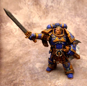 Warhammer 30k 40k Ultramarines Legion Primarch Roboute Guilliman Well Painted - Picture 1 of 9