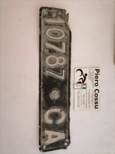 CA 10787 TARGA auto Anteriore EPOCA - Foto 1 di 1