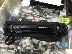 Manfrotto 7303YB 4-Section Tripod w/ Ballhead - READ DESCRIPTION - Picture 1 of 13