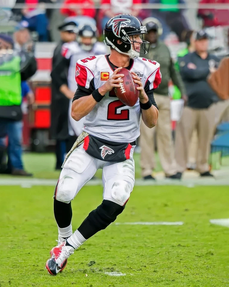 Matt Ryan #2 亚特兰大猎鹰队 NFL 8"X10" 光面照片打印 8-KKL — 第 1/1 张图片