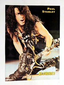 PÓSTER PINUP KISS / PAUL STANLEY LIVE / COVERDALE / PÁGINA / REVISTA PÁGINA COMPLETA - Imagen 1 de 4