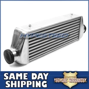3.0" E/S UNIVERSAL TURBO INTERCOOLER MONTAJE DELANTERO O SUPERIOR 27X7X3.5 ALUMINIO NEGRO - Imagen 1 de 4
