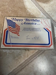 Set of 12 Match Books 1976 Happy Birthday America Bicentennial Match Set - Picture 1 of 6