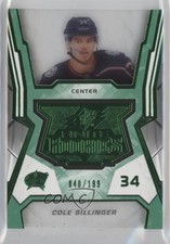 2021-22 SPx Finite Rookies Green /199 Cole Sillinger #F-49 Rookie RC