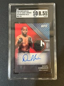 Daniel Cormier 2020 Topps UFC KO Auto Relic Red /8 Knockout SGC 10/8.5 - Picture 1 of 2