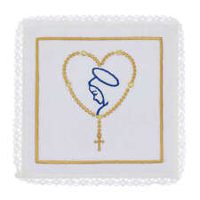 Servizio per Liturgia cuore oro Maria 4 pz lino cotone viscosa