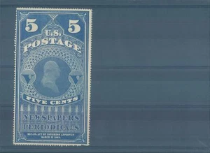 USA 1865 5 cents blue white border MNG (CV $575 EUR500) - Picture 1 of 2