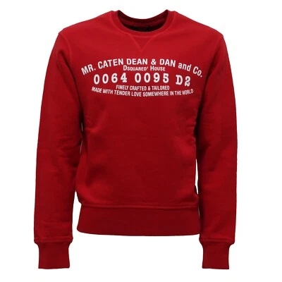 2322AB felpa bimbo BOY DSQUARED2 red cotton sweatshirt - Bild 1 von 4