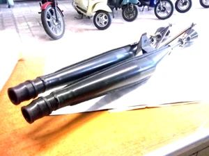 MARMITTA SILENZIATORE BENELLI  MOTOBI 125 2t   BICILINDRICO MOTO D'EPOCA - Picture 1 of 7