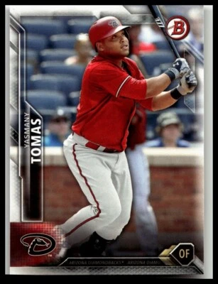 2016 Bowman #6 Yasmany Tomas Arizona Diamondbacks - Image 1 of 2