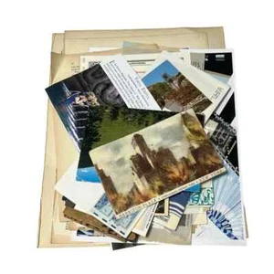 50+ piece Ephemera Lot 27 Pictures Postcards Sheet Music Etc Junk Journal Crafts - Picture 1 of 5