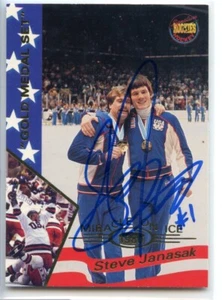 Steve Janaszak signed Autogramm Auto 1995 Karte #15 Miracle on Ice 1980 - Bild 1 von 1