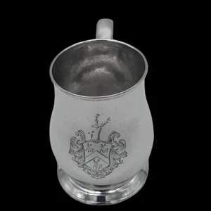 Antique George II Silver Mug London 1728 Anthony Nelme - Picture 1 of 9