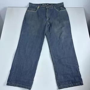 Vintage Ecko Unltd Jeans Herren 42x34 Baggy 5 Pocket Blau Wide Leg Y2K Skater - Bild 1 von 10