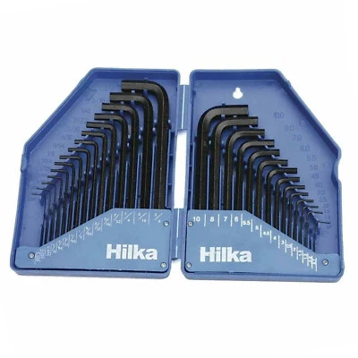 Hilka Hex Key Allen Alan Allan Key Long Set 30 Pc in Folding Case - Image 1 of 4