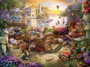 Ceaco Seek & Find Italian Terrace Puzzle - 1000 Piece - Picture 1 of 2