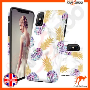 DOUJIAZ iPhone XS Max custodia protettiva modello alla moda ananas comoda - Foto 1 di 9