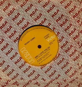 Perry Como - And I Love You So - 7" vinyl single record Australia 1973 - Picture 1 of 2