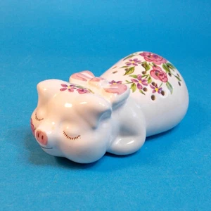Vtg 1978 Ceramic "Piggy" Pomander Pig Potpourri Sachet Holder AVON by Ceramarte - Picture 1 of 8
