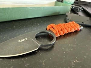 CRKT Tailbone EDC Knife: Everyday Carry Fixed Blade Drop Point Knife - Picture 1 of 11
