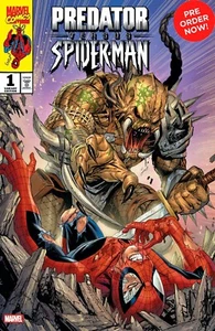 PREDATOR VS SPIDER-MAN #1 - TYLER KIRKHAM TRADE VARIANT EXCLUSIVE NM+ - Picture 1 of 4
