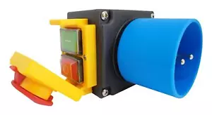 Combinazione interruttore-spina DZ08-1 230 V con sportello NOTAUS - uguale: KOA7 - Foto 1 di 8