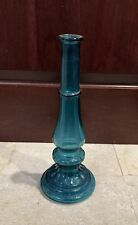 Vintage Mid Century Brilliant Blue Glass Decanter / Vase MS1B Made in Italy