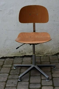 Werkstattstuhl Kontor-Loft-Stuhl Architektenstuhl Industriedesign rostig shabby - Bild 1 von 12