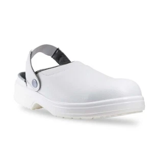 Lendeo Slide SB weiß flach Berufsschuhe Sandale Pflegerschuhe Arztschuhe - Bild 1 von 5