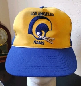 VTG LOS ANGELES RAMS Cap Sports Unlimited Small-Medium. Old Style Helmet - Picture 1 of 11