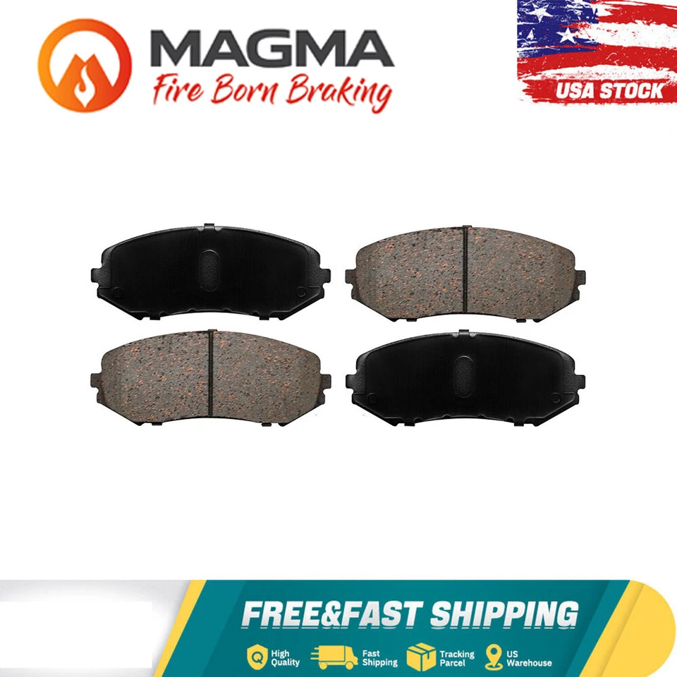 Front Ceramic Brake Pads for 2006 - 2009 2010 2011 2012 2013 Suzuki Grand Vitara - Изображение 1 из 1