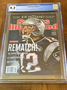Tom Brady Sports Illustrated CGC 9.2 White Pages (Iconic Brady Cover) #012 - Picture 1 of 3
