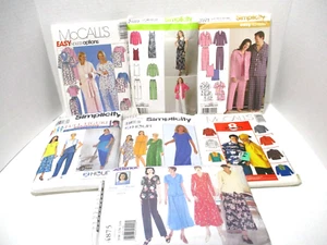 Sewing Patterns Plus Size Women Mixed Lot Simplicity McCalls Easy Sew CUT X 7 - Picture 1 of 8