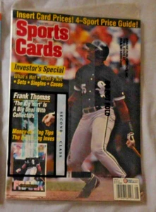 Frank Thomas Aug 1993 Sports Cards Magazine with cards Factory Sealed - Picture 1 of 1