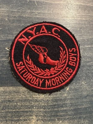 Parche de pie de ala NYAC de colección New York Athletic Club sábado por la mañana niños raro Foto 1 de 2