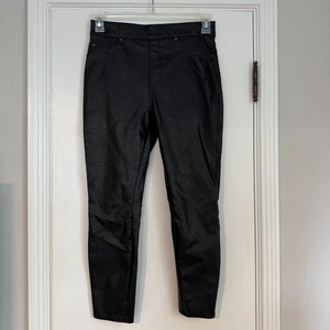 Pantalón ajustado al tobillo tipo cuero SPANX negro talla mediana - Imagen 1 de 5
