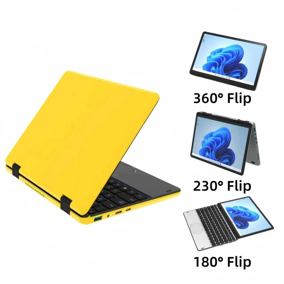 11" YOGA 360° Flip Laptop 10 Punkte Touch 16G RAM 512GB ROM Win11pro Notebook - Bild 1 von 4