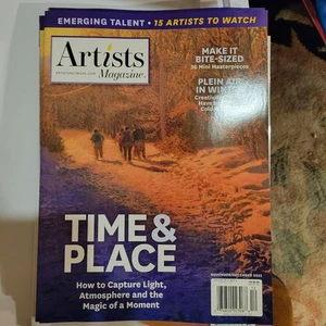 ARTISTs MAGAZINE November / December 2025 ~ Time & Place ~ Plein Air Winter - Picture 1 of 6