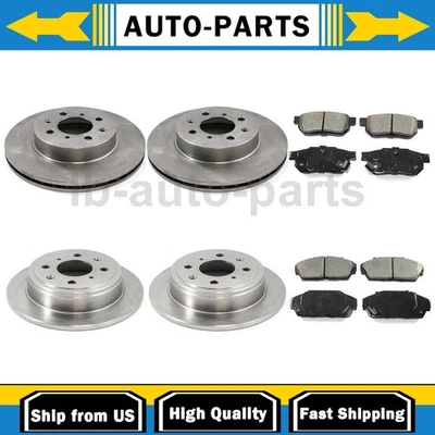 Juego de 6 pastillas de freno de disco DuraGo para Honda Accord 1989-1989 Foto 1 de 4